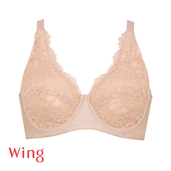 ワコール Wacoal ウイング Wing 肌あたりがやさしい フルカップ ブラジャー 外付けワイヤー E 単品