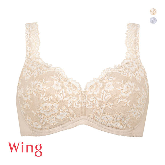 ワコール Wacoal ウイング Wing ブラジャー ノンワイヤー 自然なまるみのバストラインでやさしいつけごこち C 単品