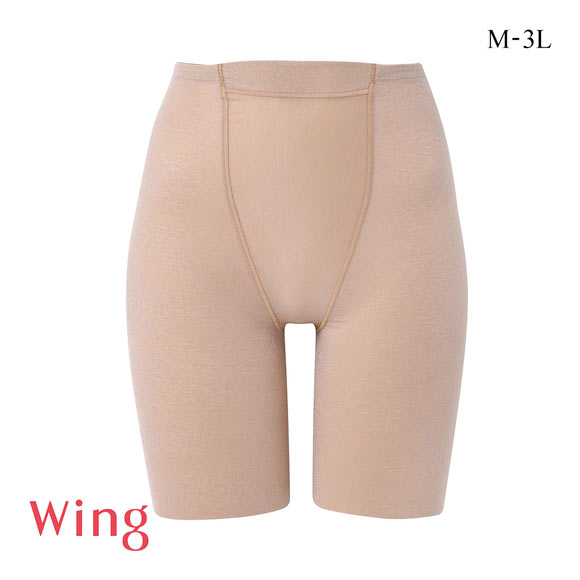 ワコール ウイング 綿混ソフトパンツ ガードル ロング丈 やさしい着用感 Wacoal Wing