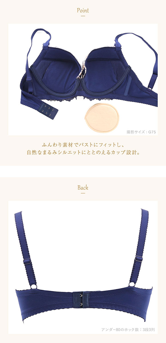 ウイング レシアージュ 2120シリーズ ブラジャー G ふっくらまるい自然な谷間 Wing Lesiage PB2120 25SS