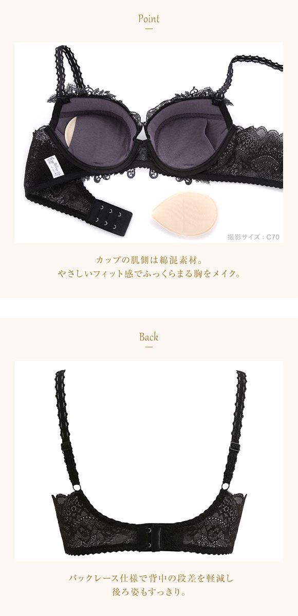ウイング Wing レシアージュ Lesiage 23AW 2880シリーズ ブラジャー ふっくらまる胸 DEF 単品