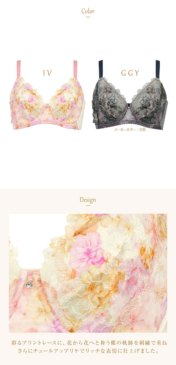 ウイング Wing レシアージュ Lesiage 2900シリーズ 小さく見せる フルカップブラジャー G PB2901単品 大きいサイズ 24SS