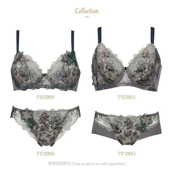 ウイング Wing レシアージュ Lesiage 2900シリーズ 小さく見せる フルカップブラジャー G PB2901単品 大きいサイズ 24SS