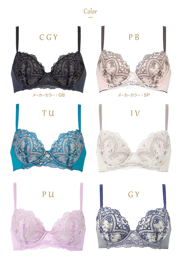 ウイング レシアージュ ブラジャー 3/4カップ DEF サイドすっきり Wing Lesiage 6000G