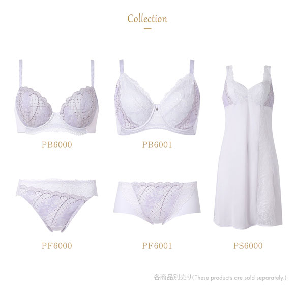 ウイング レシアージュ ブラジャー 3/4カップ DEF サイドすっきり Wing Lesiage 6000G