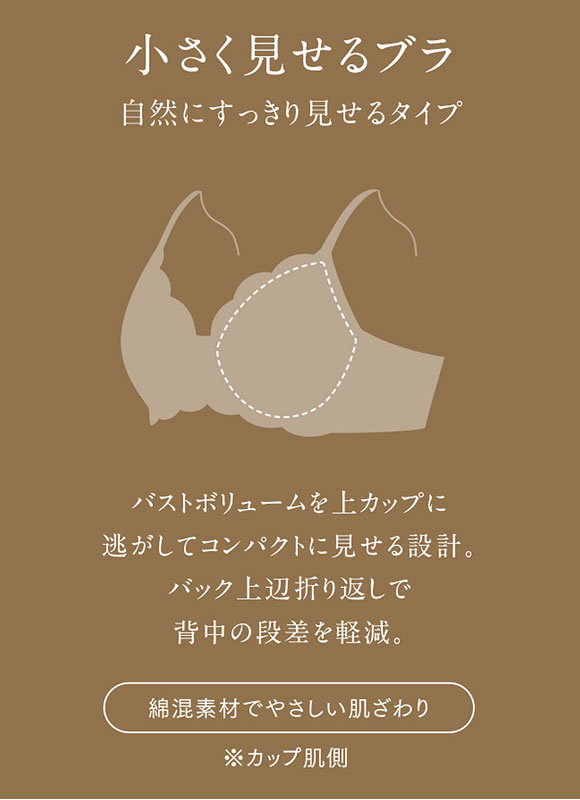 ウイング レシアージュ 小さく見せる フルカップブラジャー DEF Wing Lesiage 6000G