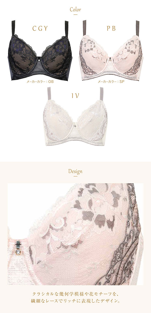 ウイング レシアージュ 小さく見せる フルカップブラジャー G 大きいサイズ Wing Lesiage 6000G