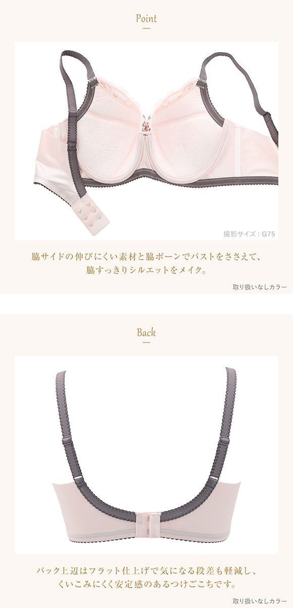 ウイング レシアージュ 小さく見せる フルカップブラジャー G 大きいサイズ Wing Lesiage 6000G