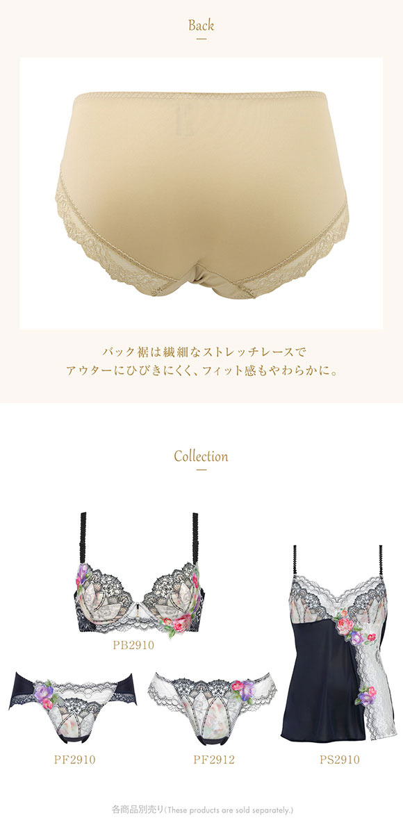 ウイング Wing レシアージュ Lesiage 24SS 2910シリーズ ショーツ ML ハイレッグ ローライズ 単品