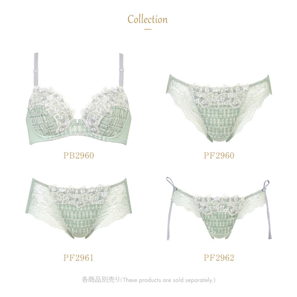 ウイング Wing レシアージュ Lesiage 24AW 2960シリーズ ショーツ ML ヘム ラインレス PF2961 単品