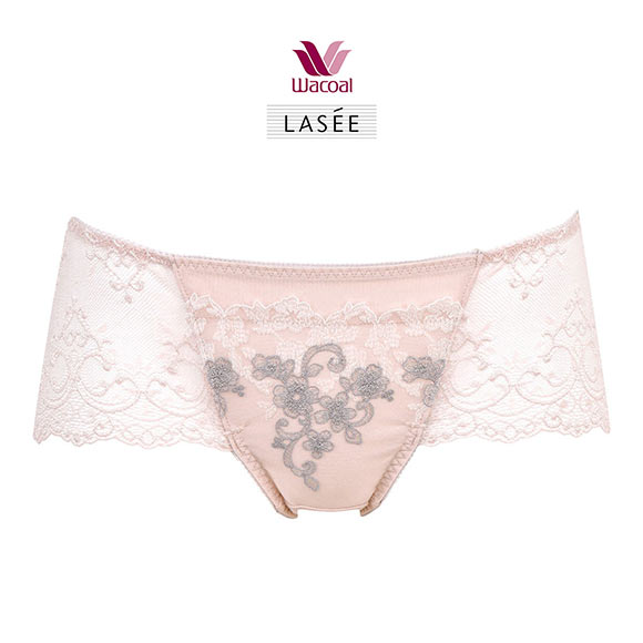 ワコール Wacoal ラゼ LASEE 28G BFA428 胸もと年齢マイナス5歳をめざすブラ ボーイレングスショーツ ML 総レース 単品