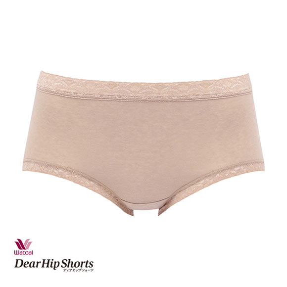ワコール Wacoal ディアヒップショーツ DearHip Shorts 綿混 はきこみ丈ふつう ノーマルショーツ LL