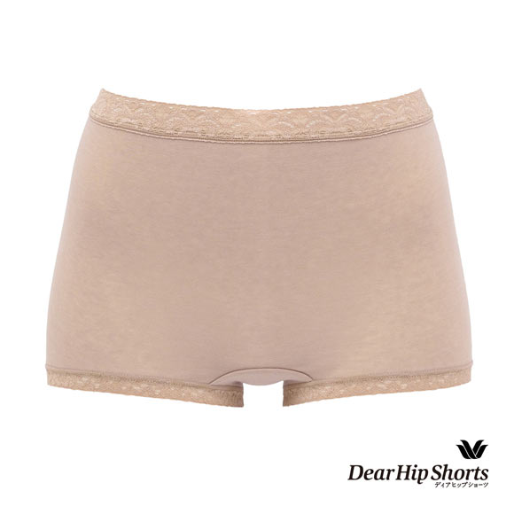 ワコール Wacoal ディアヒップショーツ DearHip Shorts 綿混 スタンダード ボーイレングスショーツ LL