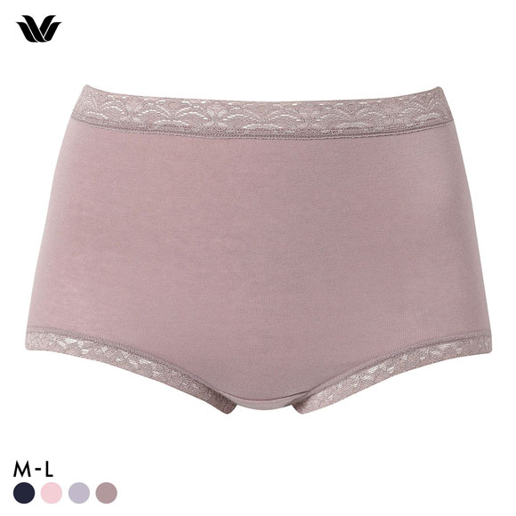 ワコール Wacoal ディアヒップショーツ DearHip Shorts 綿混 肌側起毛 スタンダード ノーマル ショーツ ML 単品