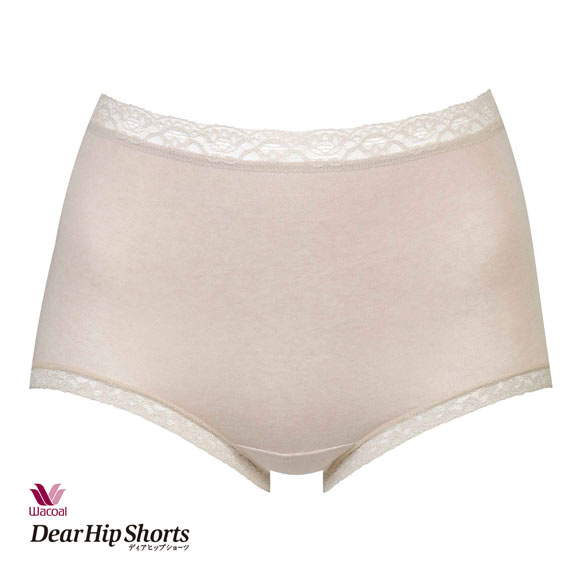 ワコール ディアヒップショーツ 綿混 ふかめ スタンダード ショーツ ML Wacoal DearHip Shorts あったか