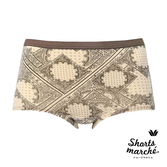 ワコール ショーツマルシェ 綿混 ボーイレングスショーツ LL Wacoal Shorts marche
