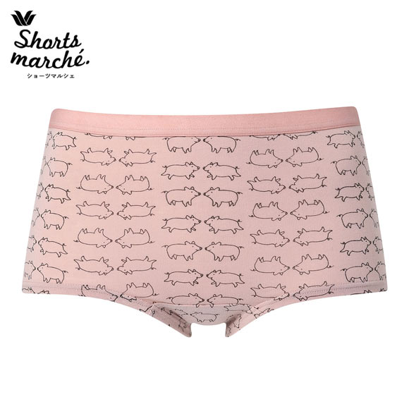 ワコール ショーツマルシェ 綿混 ボーイレングスショーツ LL Wacoal Shorts marche