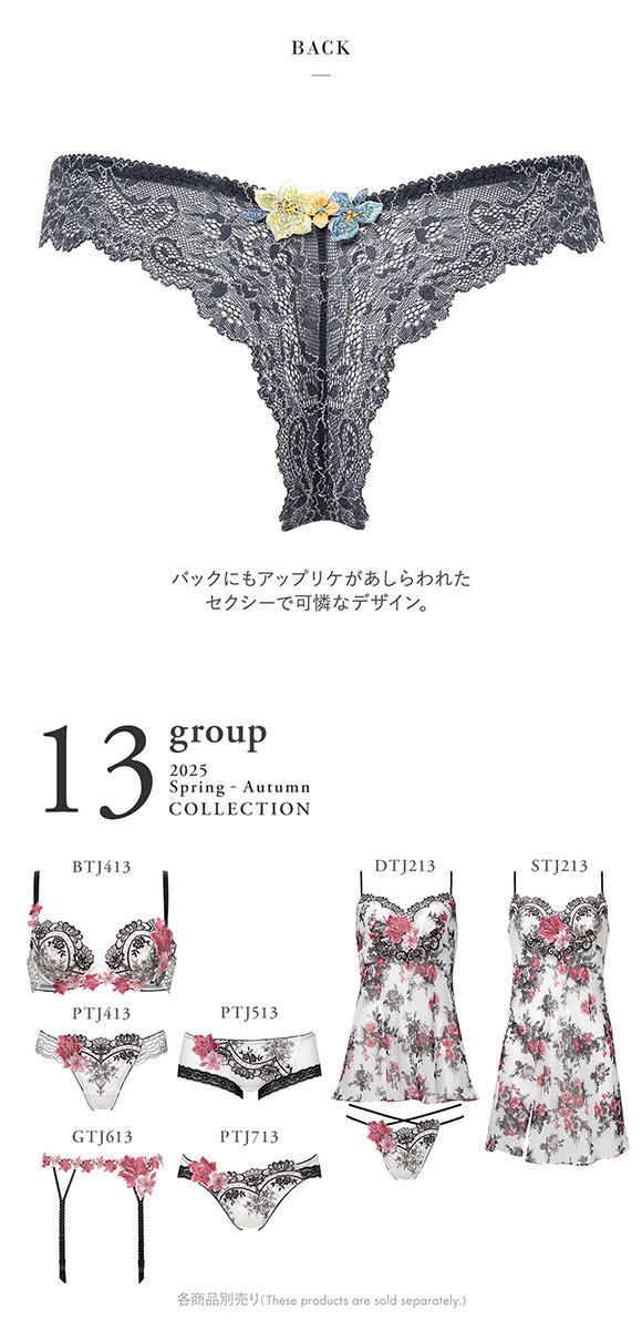 ワコール サルート 13グループ 13G Tバックショーツ ML ソング バックレース Wacoal Salute PTJ413 25SSフェア