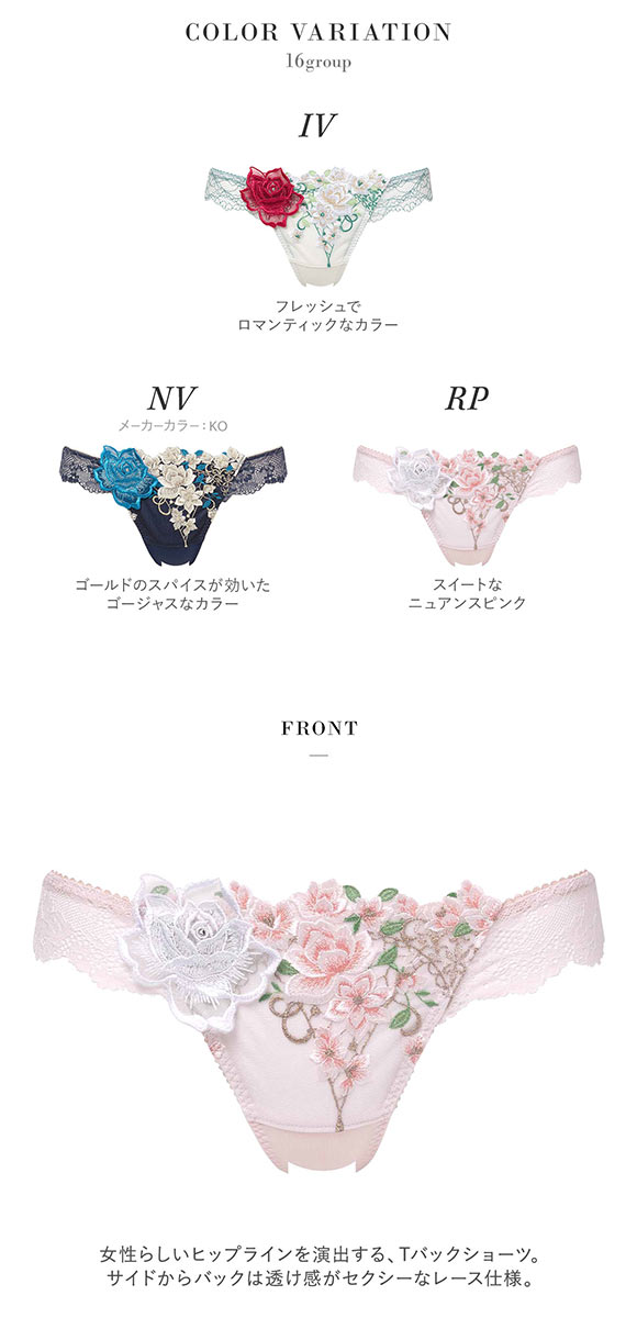 ワコール サルート 16グループ 16G Tバックショーツ ソング ML Wacoal Salute PTJ416 25SSシーズン