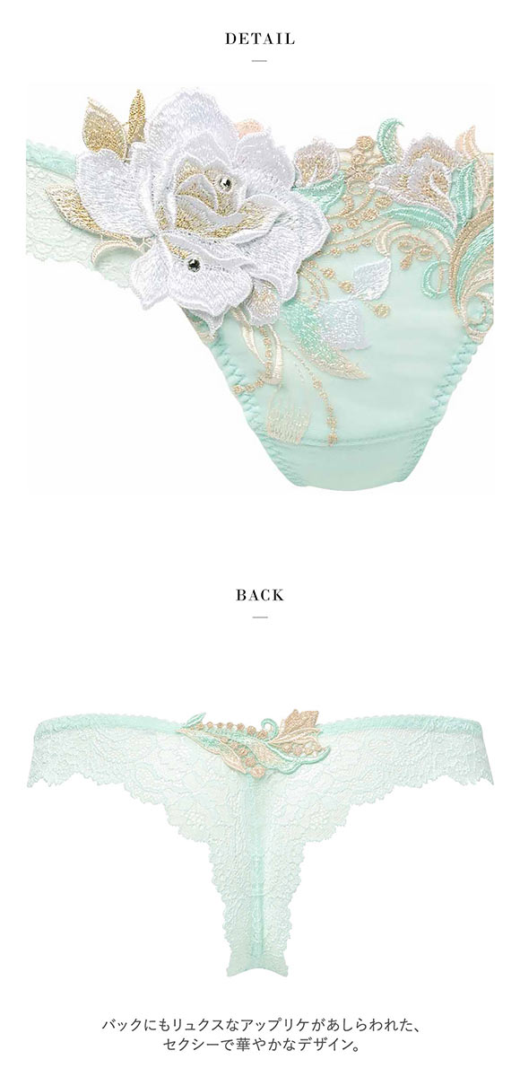 ワコール サルート 22グループ 22G Tバックショーツ ML タンガ ソング バックレース Wacoal Salute PTJ422 25AW先行プレステージ