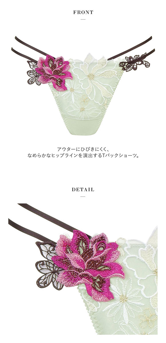 ワコール Wacoal サルート Salute 23AW 96G PTJ496 Tバックショーツ ML 単品 シーズン