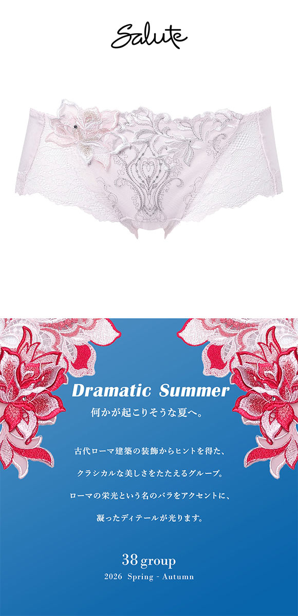 ワコール サルート 38グループ 38G ボーイレングスショーツ ML Wacoal Salute PTJ538 26SSブライト