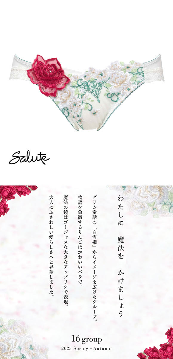 ワコール サルート 16グループ 16G ショーツ ML ハイレッグ Wacoal Salute PTJ716 25SSシーズン