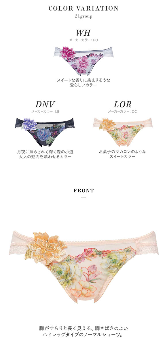 ワコール サルート 21グループ 21G ショーツ スタンダード LL 大きいサイズ ハイレッグ Wacoal Salute PTJ721 25AW先行コア