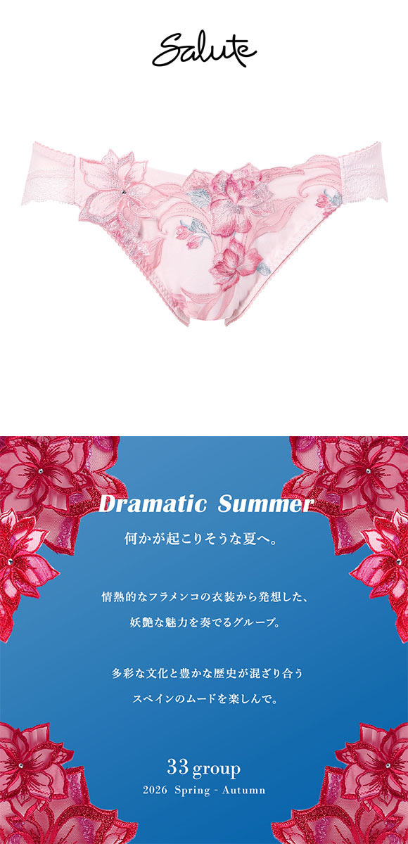ワコール サルート 33グループ 33G ショーツ LL ハイレッグ 大きいサイズ Wacoal Salute PTJ733 26SSフェア