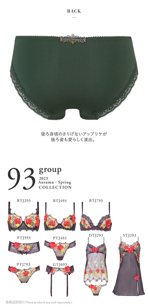 ワコール Wacoal サルート Salute 23AW 93G PTJ793 ショーツ ML ハイレッグ 単品 フェア
