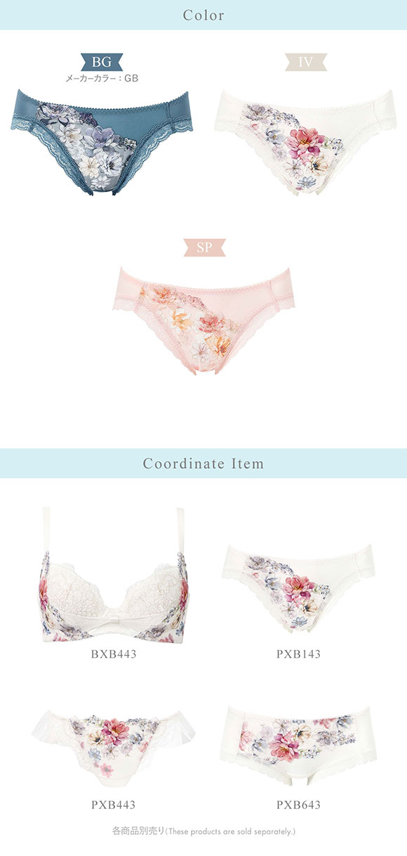 ワコール リボンブラ 脇すっきり ショーツ スタンダード LL Wacoal BXB443 PXB143 大きいサイズ