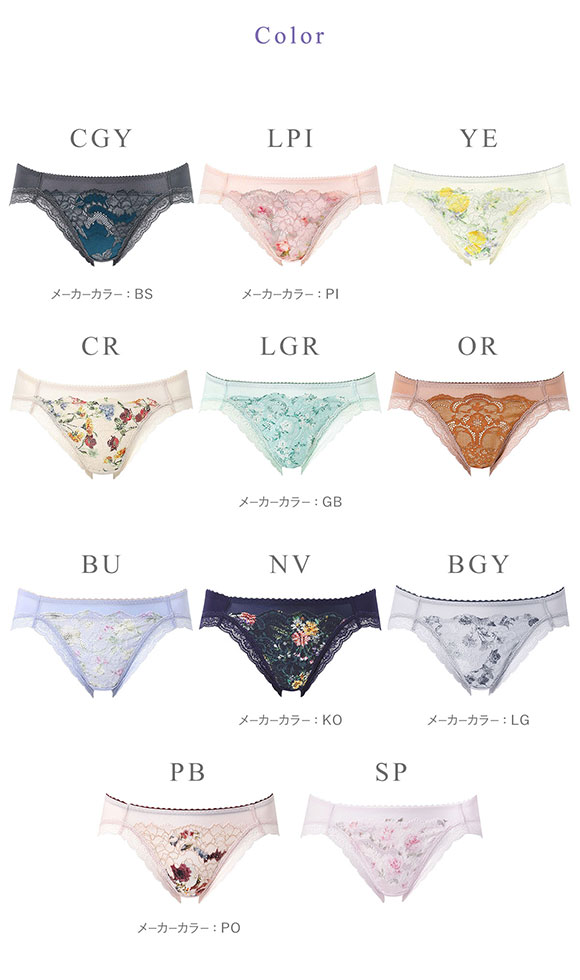 ワコール Wacoal 重力ケアブラ BXB194 PXB194 ショーツ ハイレッグ あさめ LL