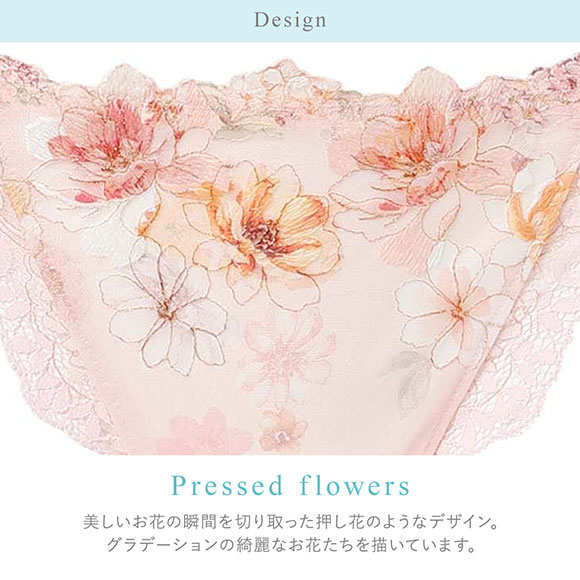 ワコール リボンブラ 脇すっきり ショーツ Tバック サイドレース M ソング Wacoal BXB443 PXB443