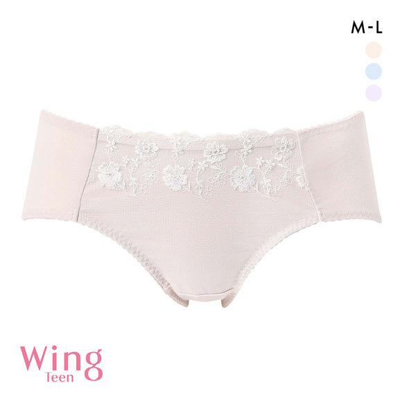 ワコール ウイング ティーン パンツがくいこみにくい non PKパンツ ジュニアショーツ ML RB2570ペアショーツ Wacoal Wing teen