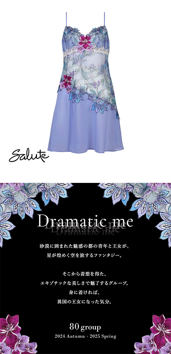 ワコール サルート 80グループ 80G スリップ ランジェリー ML 85丈 Wacoal Salute STJ280 25SS先行プレステージ