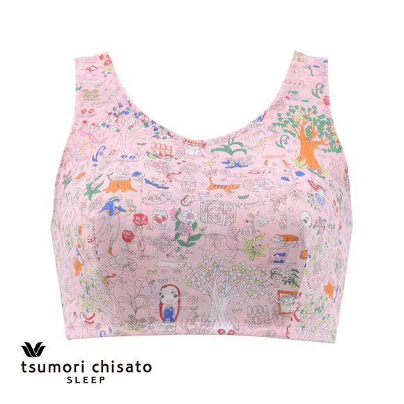 ワコール ツモリチサト ワンダーフォレスト ナイトアップブラ ナイトブラ ノンワイヤー ブラジャー LL3L Wacoal tsumori chisato SLEEP