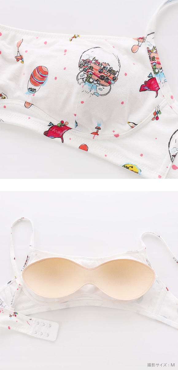 ワコール ツモリチサト 空に輝く星座 ノンワイヤーブラジャー ML Wacoal tsumori chisato SLEEP