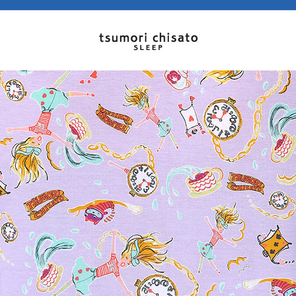 ワコール ツモリチサト 不思議の国 ノースリーブ カップ付き インナー タンクトップ 綿混 LL Wacoal tsumori chisato SLEEP