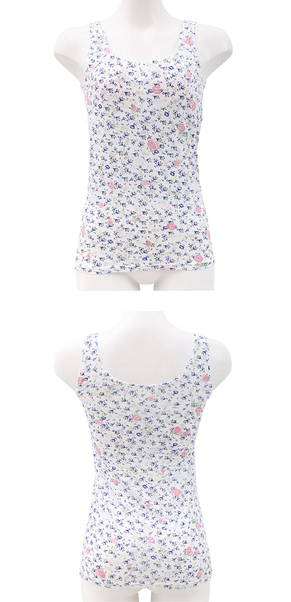 ワコール Wacoal ツモリチサト tsumori chisato SLEEP パリへの旅 ノースリーブ カップ付き インナー タンクトップ ML