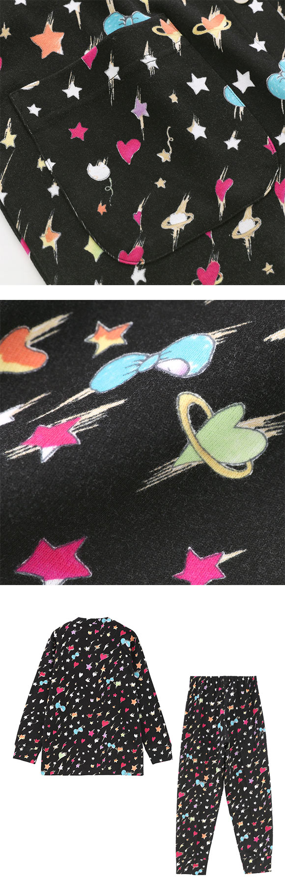 ワコール ツモリチサト スリープ 不思議の国 長袖 シャツパジャマ 上下セット ルームウェア レディース tsumori chisato SLEEP