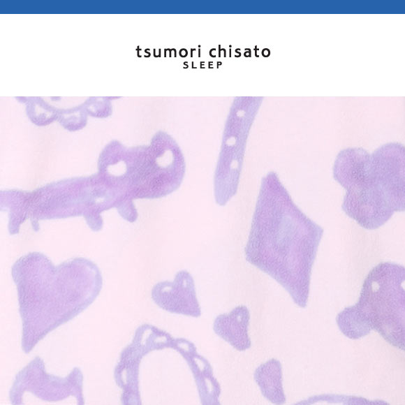 ワコール ツモリチサト スリープ 長袖パジャマ 上下セット ルームウェア フリース tsumori chisato SLEEP