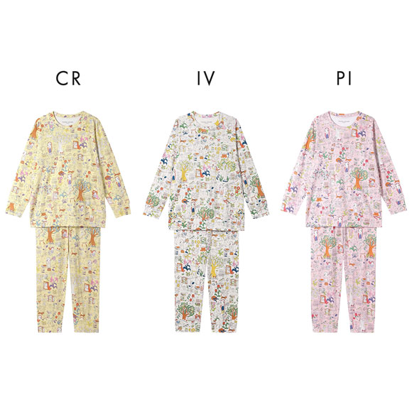 ワコール ツモリチサト ワンダーフォレスト パジャマ 上下セット ルームウェア 綿100％ 長袖 Wacoal tsumori chisato SLEEP