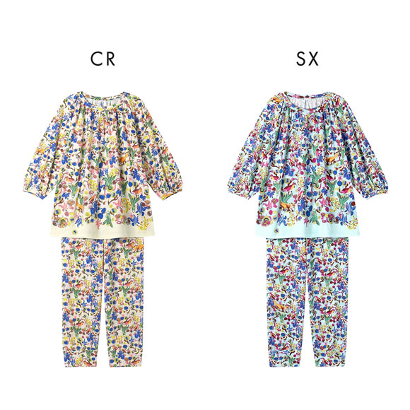 ワコール ツモリチサト ワンダーフォレスト パジャマ 8分袖 ルームウェア 上下セット 綿100％ Wacoal tsumori chisato SLEEP