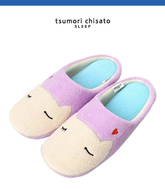 ワコール Wacoal ツモリチサト tsumori chisato SLEEP 綿100％ パイル スリッパ ルームシューズ