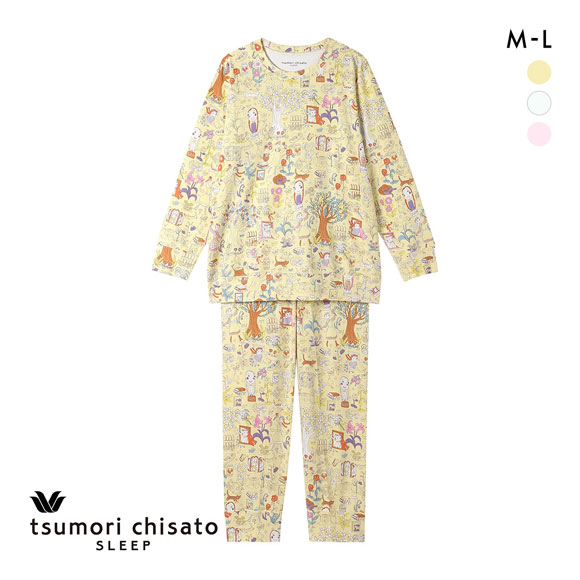 ワコール ツモリチサト ワンダーフォレスト ワンピース ルームウェア 長袖 パジャマ Wacoal tsumori chisato SLEEP