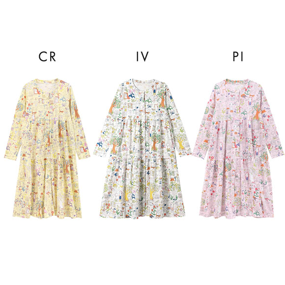 ワコール ツモリチサト ワンダーフォレスト ワンピース ルームウェア 長袖 パジャマ Wacoal tsumori chisato SLEEP