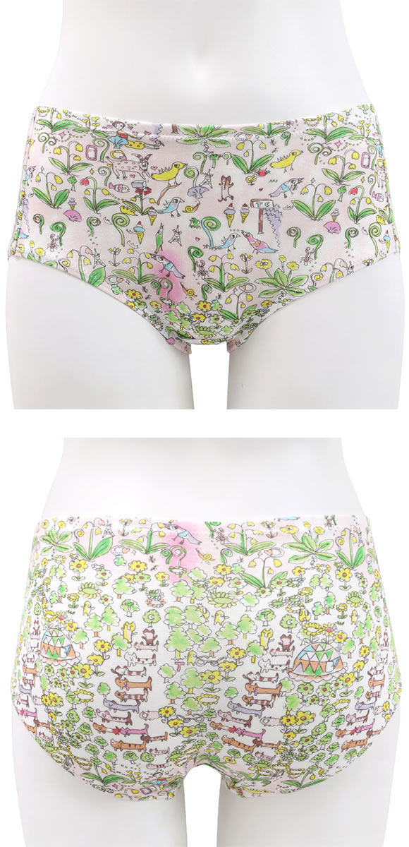 ワコール ツモリチサト 森の中でグランピング ショーツ ノーマル ML Wacoal tsumori chisato SLEEP