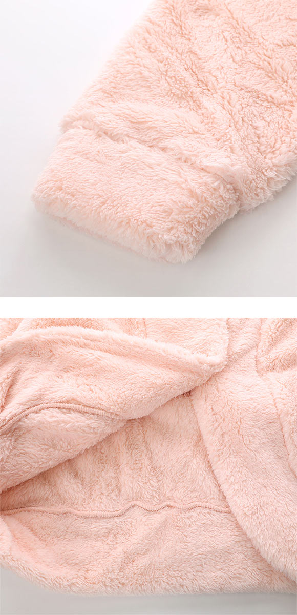 ワコール ツモリチサト スリープ フリース 羽織 ローブ ロング袖 ミドル丈 もこもこ ネコ Wacoal tsumori chisato SLEEP