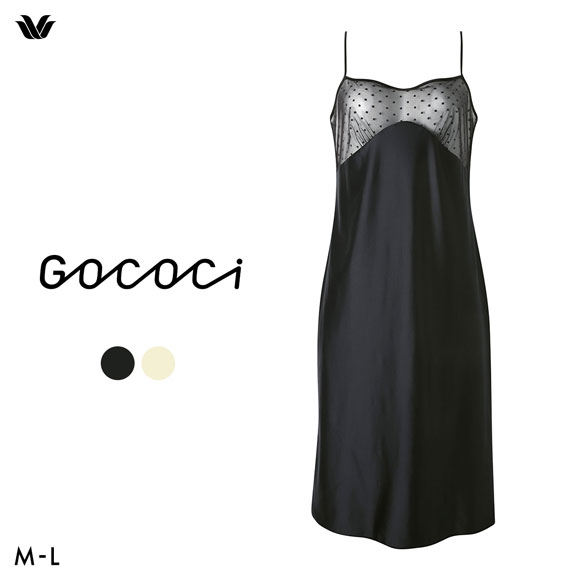 ワコール ゴコチ cooomy. クーミー ワンピース ロング丈 キャミソール インナー WGG444 ML Wacoal GOCOCi