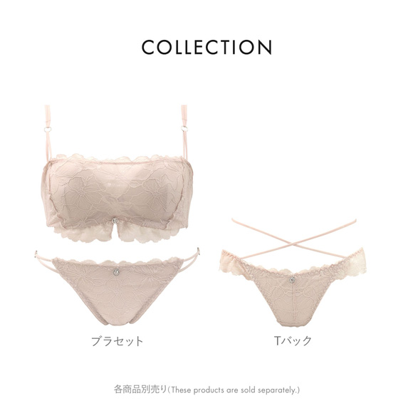 ココランジェ シアーヴェールレース Tバック ショーツ ストリング COCO Linge
